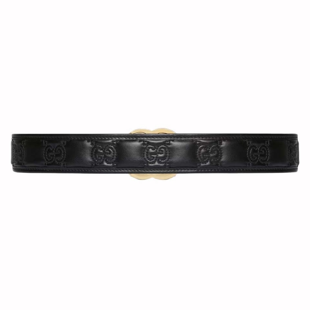 Worn Once: GG Marmont Matelassé Wide Belt - RARE SIZE 120 CM *Bonus Gift Bag* - Picture 5 of 9
